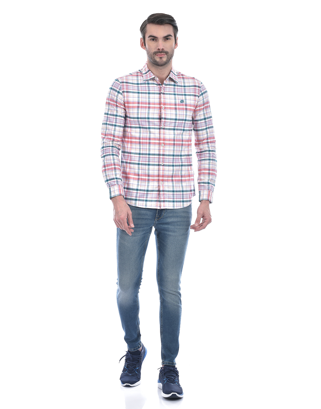 Jack & Jones Men Solid Light Blue Jeans