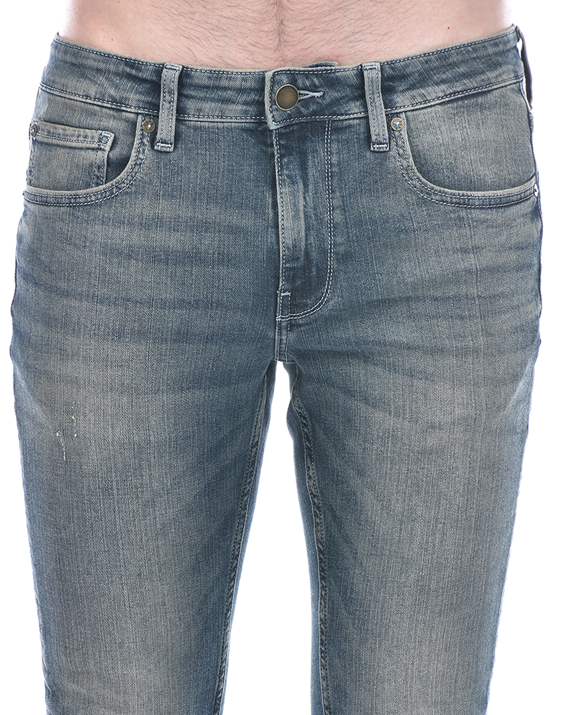 Jack & Jones Men Solid Light Blue Jeans