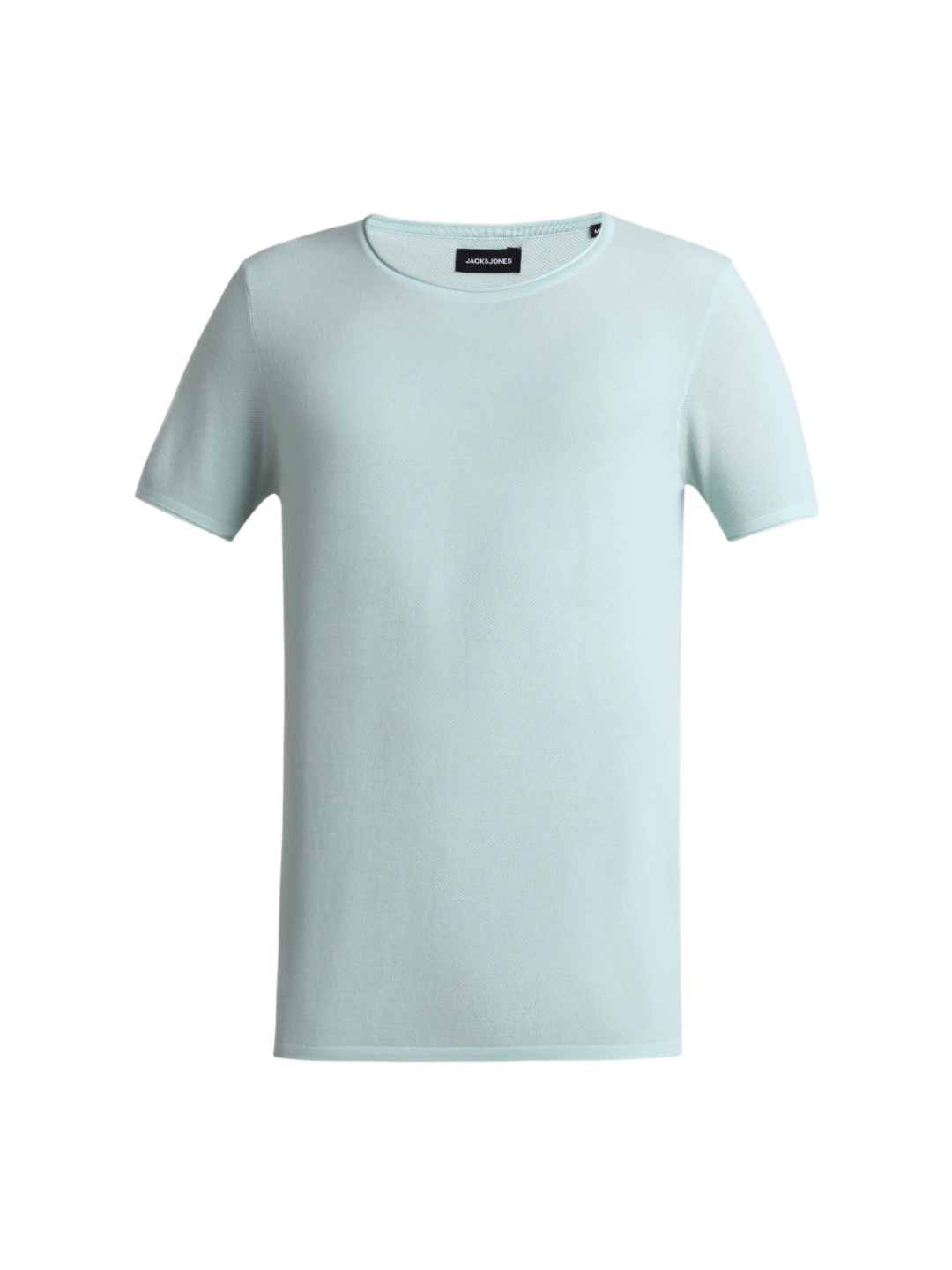 Jack & Jones Men's Short Sleeve Regular Fit Blue Round Neck T-Shirt