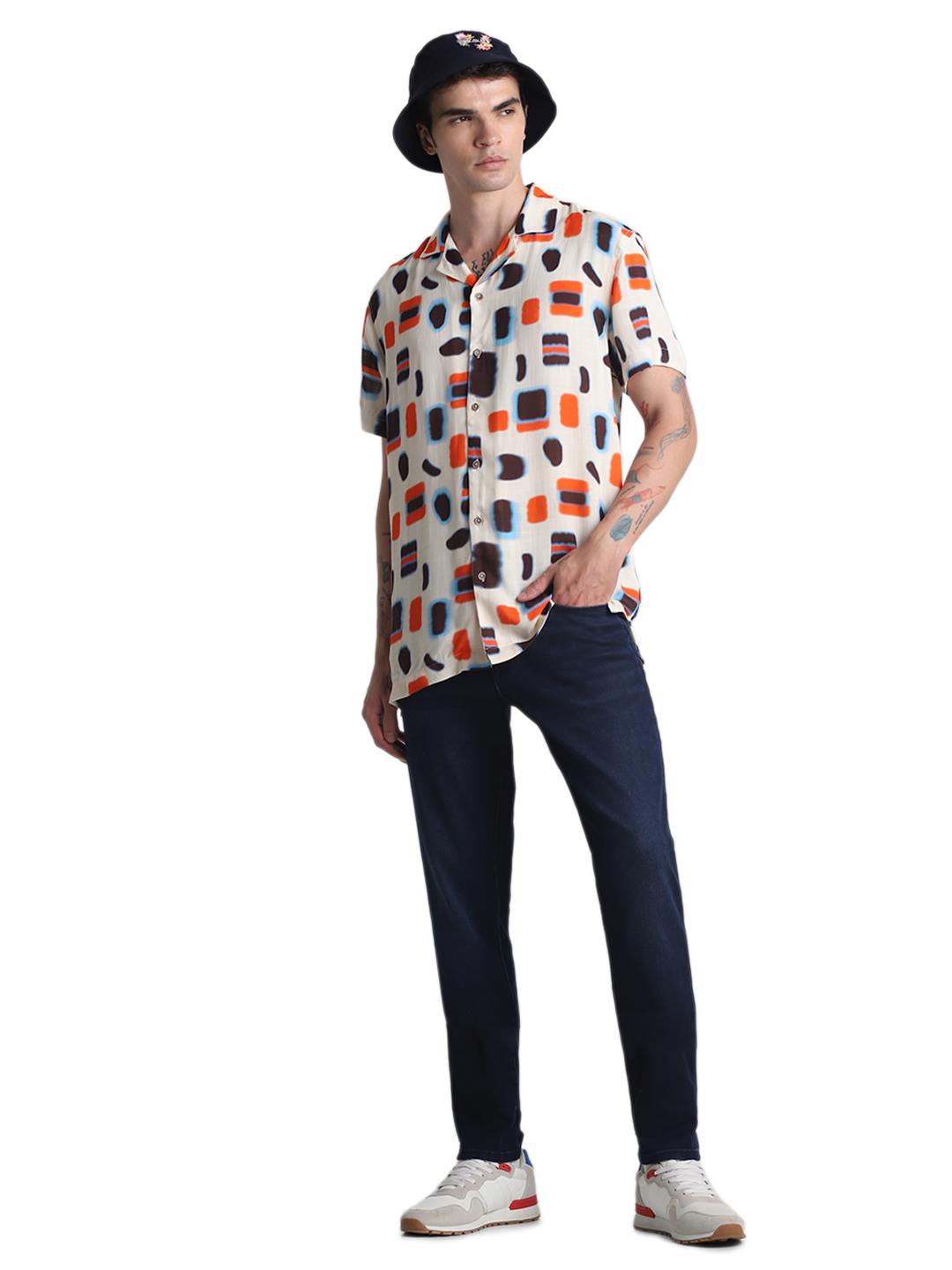 Jack & Jones Men Solid Dark Blue Jeans