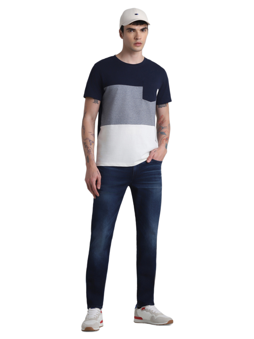 Jack & Jones Men Solid Dark Blue Jeans