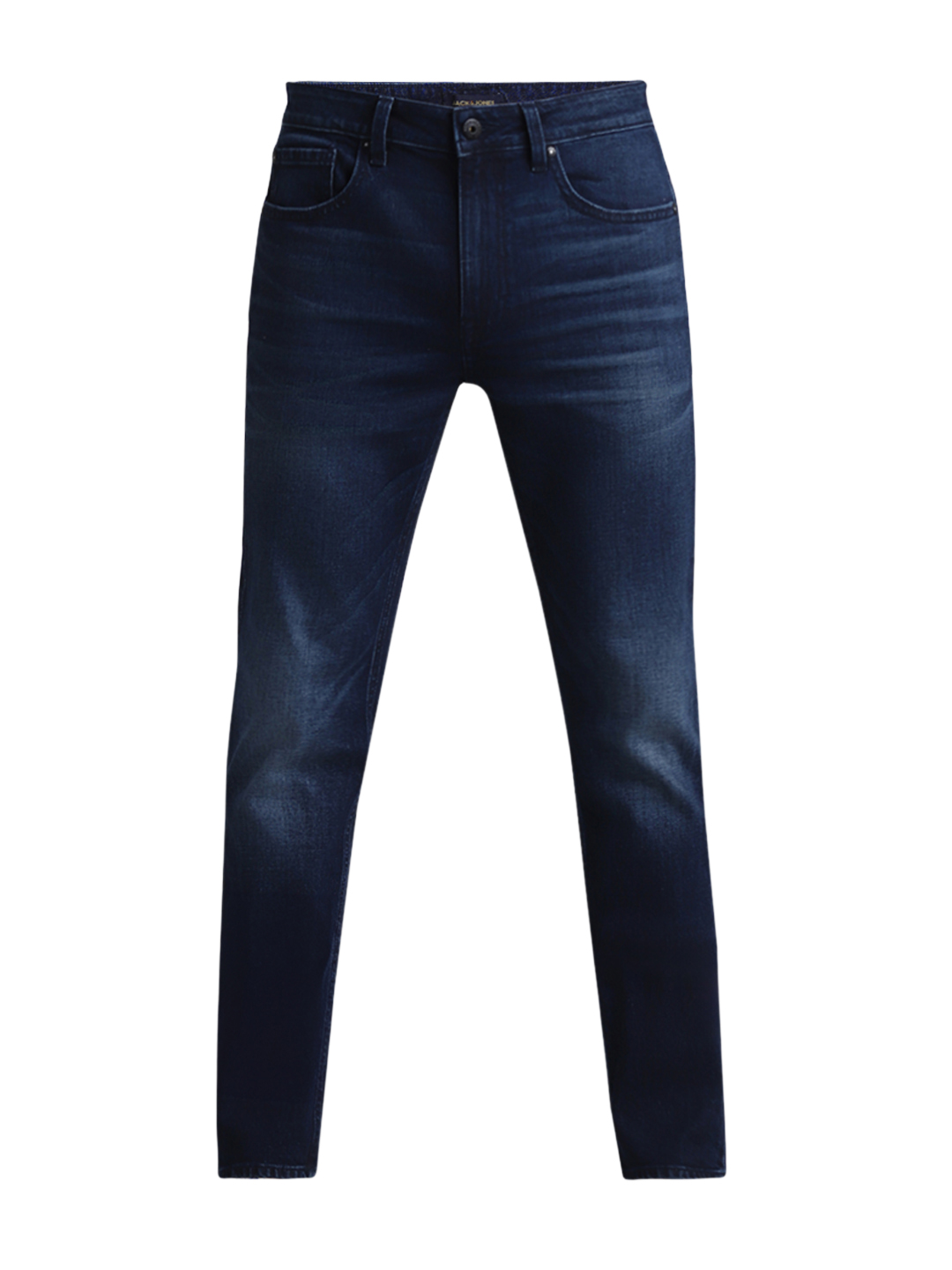 Jack & Jones Men Solid Dark Blue Jeans