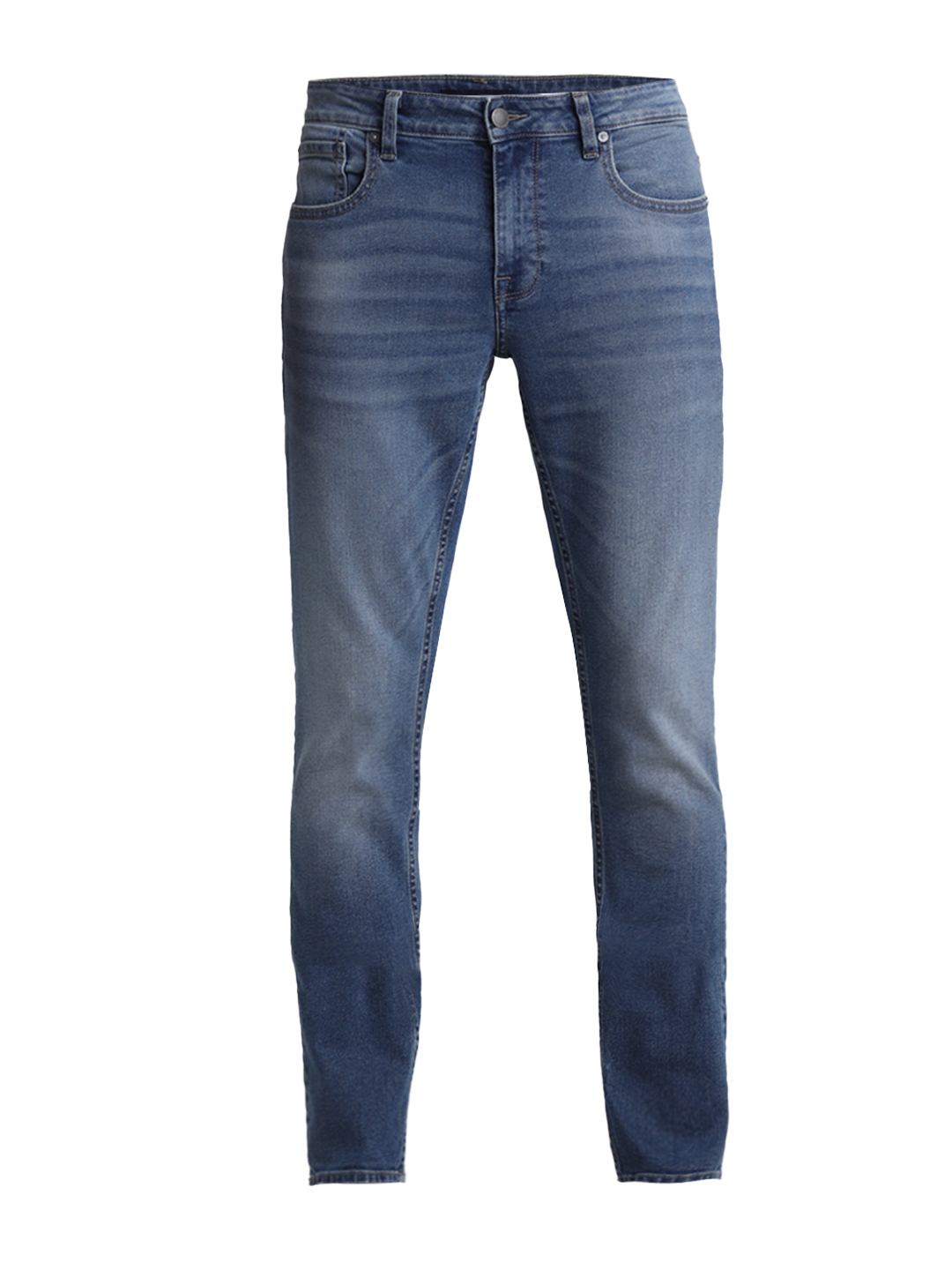Jack & Jones Men Solid Light Blue Jeans