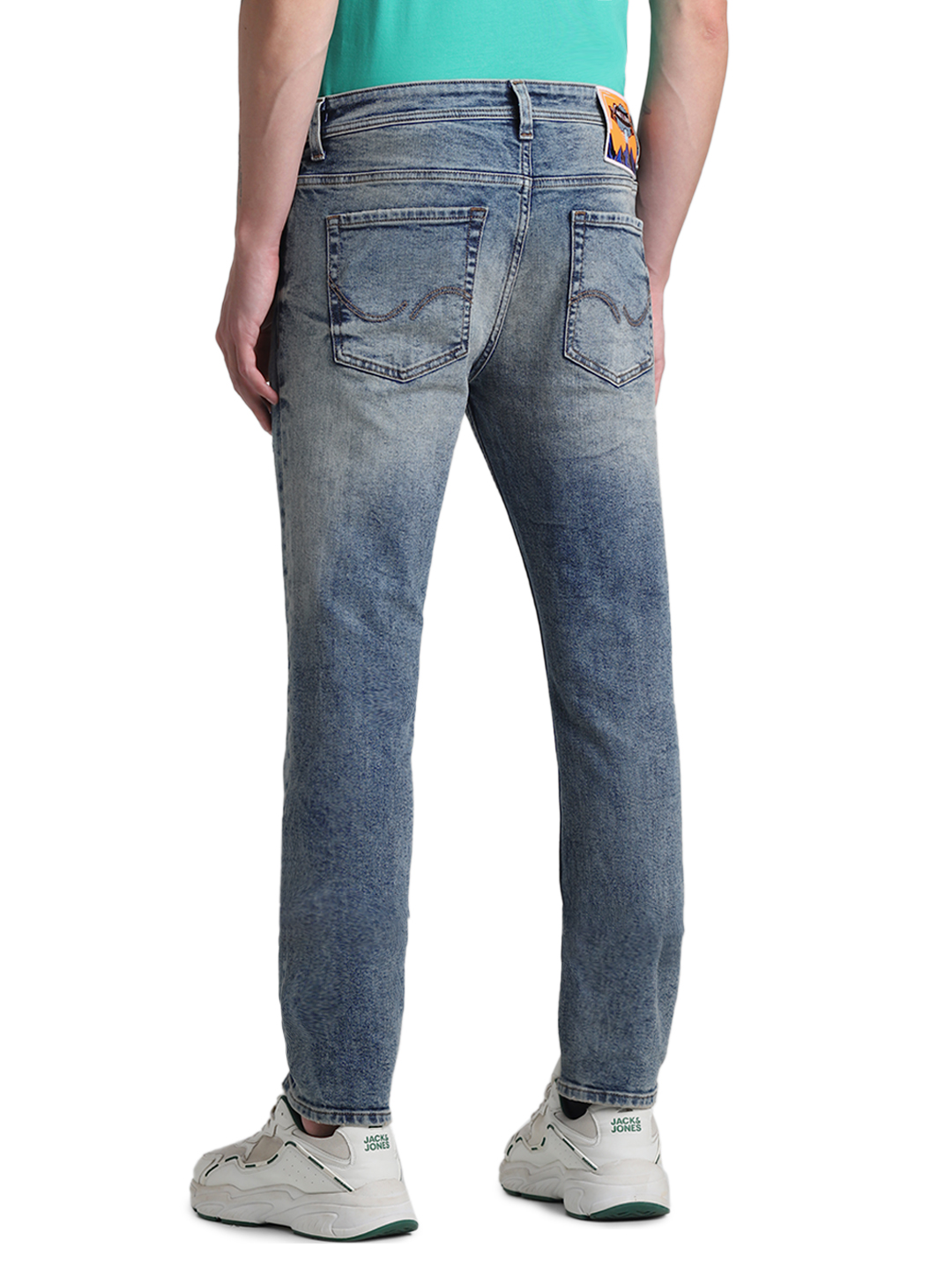 Jack & Jones Men Solid Blue Jeans