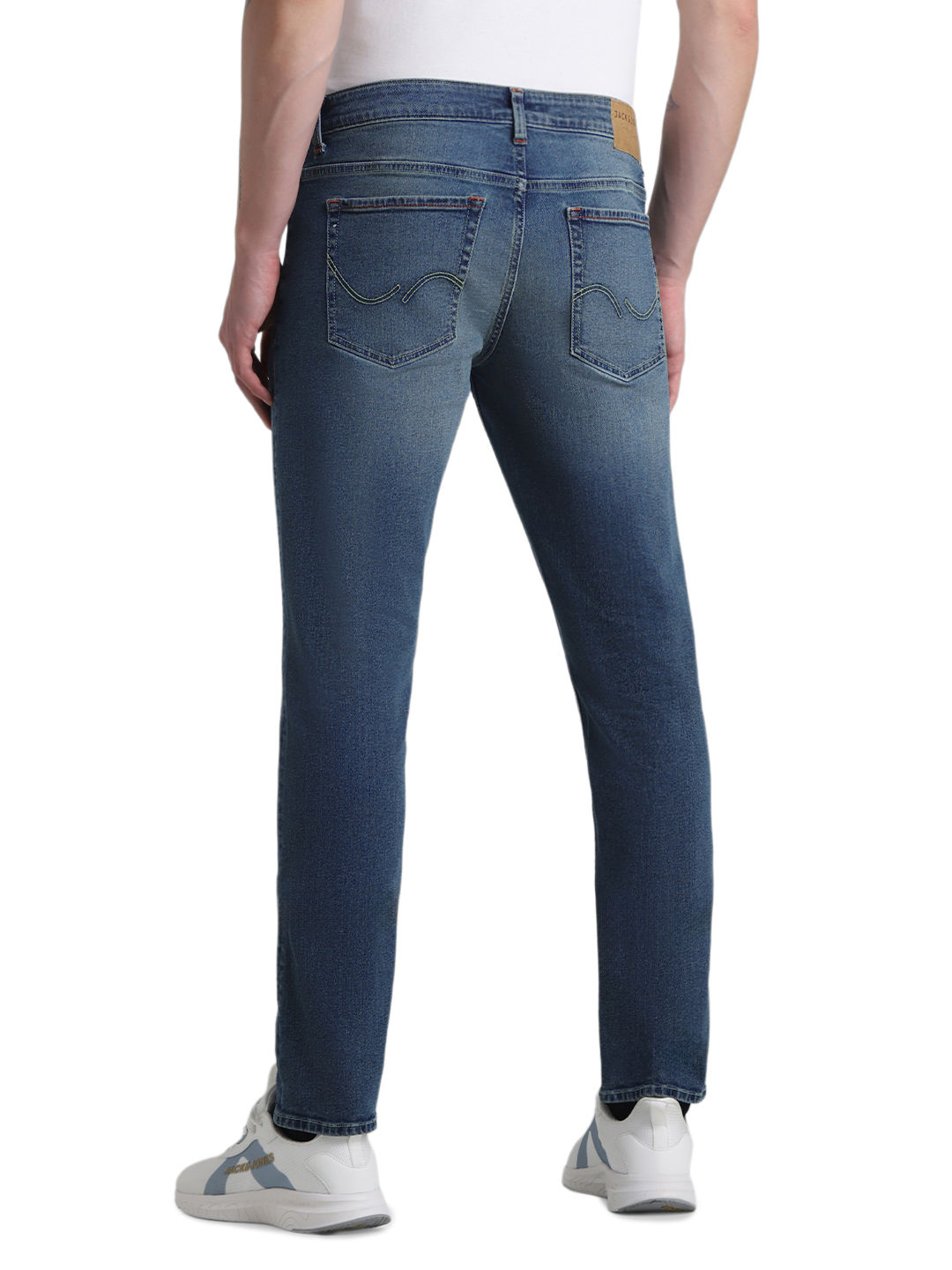 Jack & Jones Men Solid Blue Jeans