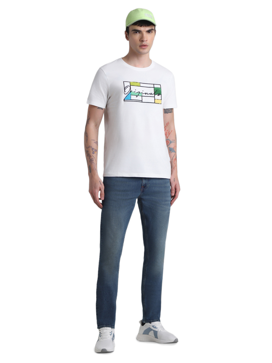 Jack & Jones Men Solid Blue Jeans