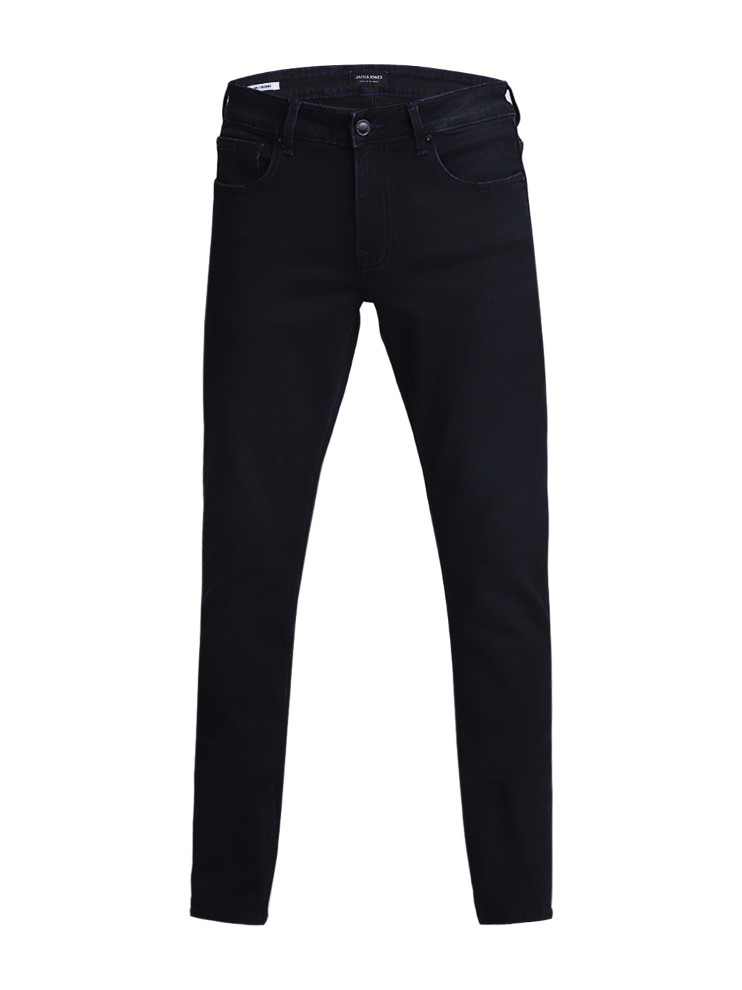 Jack & Jones Men Solid Dark Blue Jeans