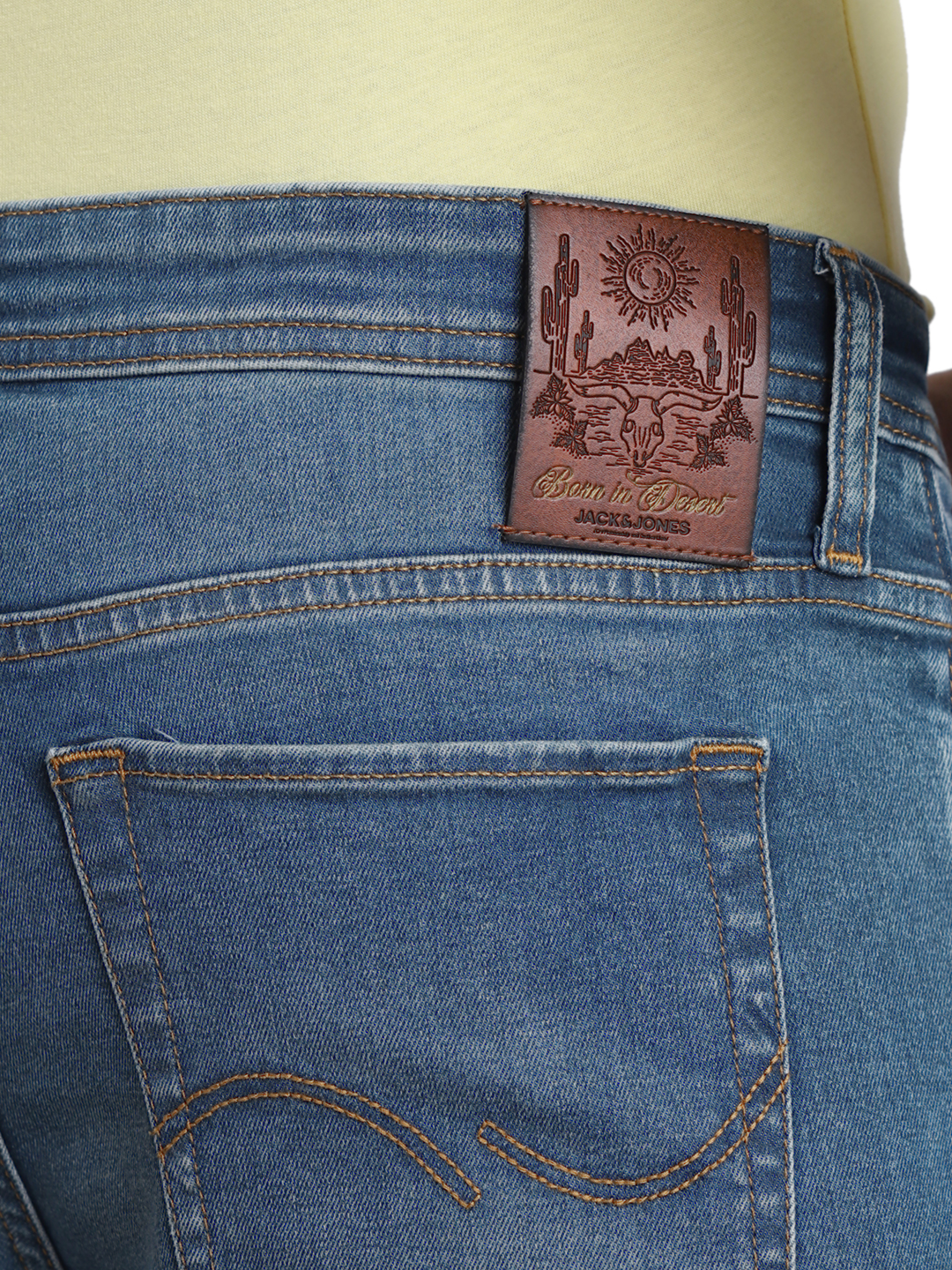 Jack & Jones Men Solid Blue Jeans