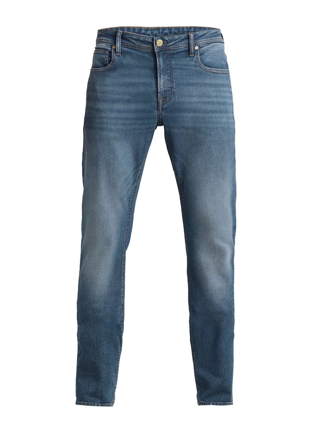 Jack & Jones Men Solid Blue Jeans