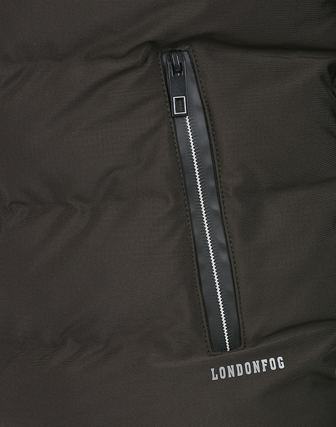 London Fog Men Black Quilted Jacket
