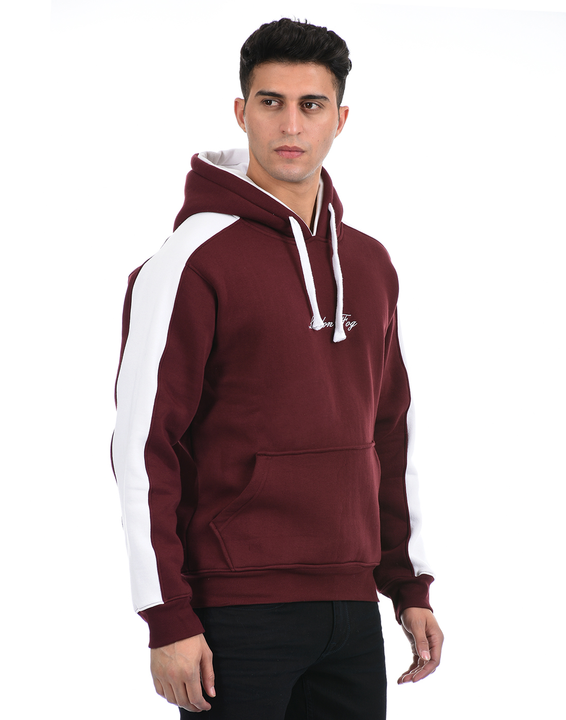 London Fog Men Maroon Sweatshirt