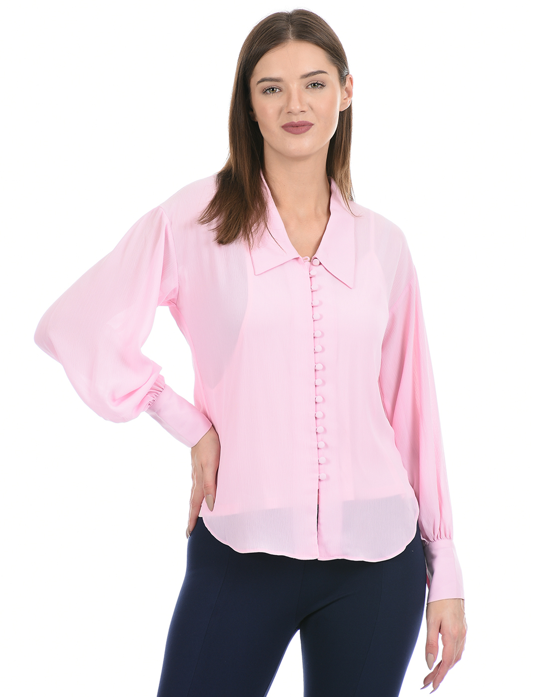 Madame Women Pink Shirt