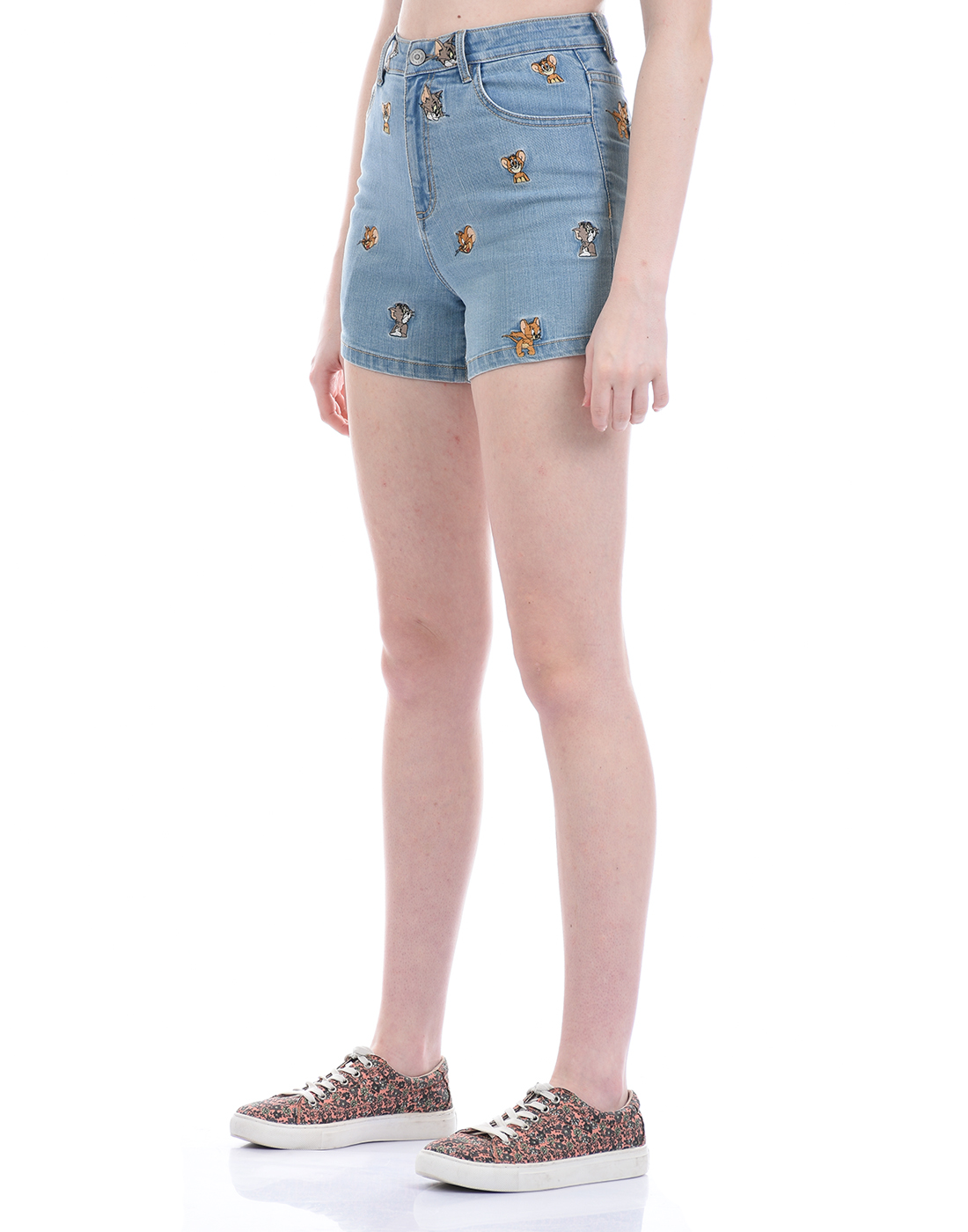 Madame Women Blue Denim Shorts