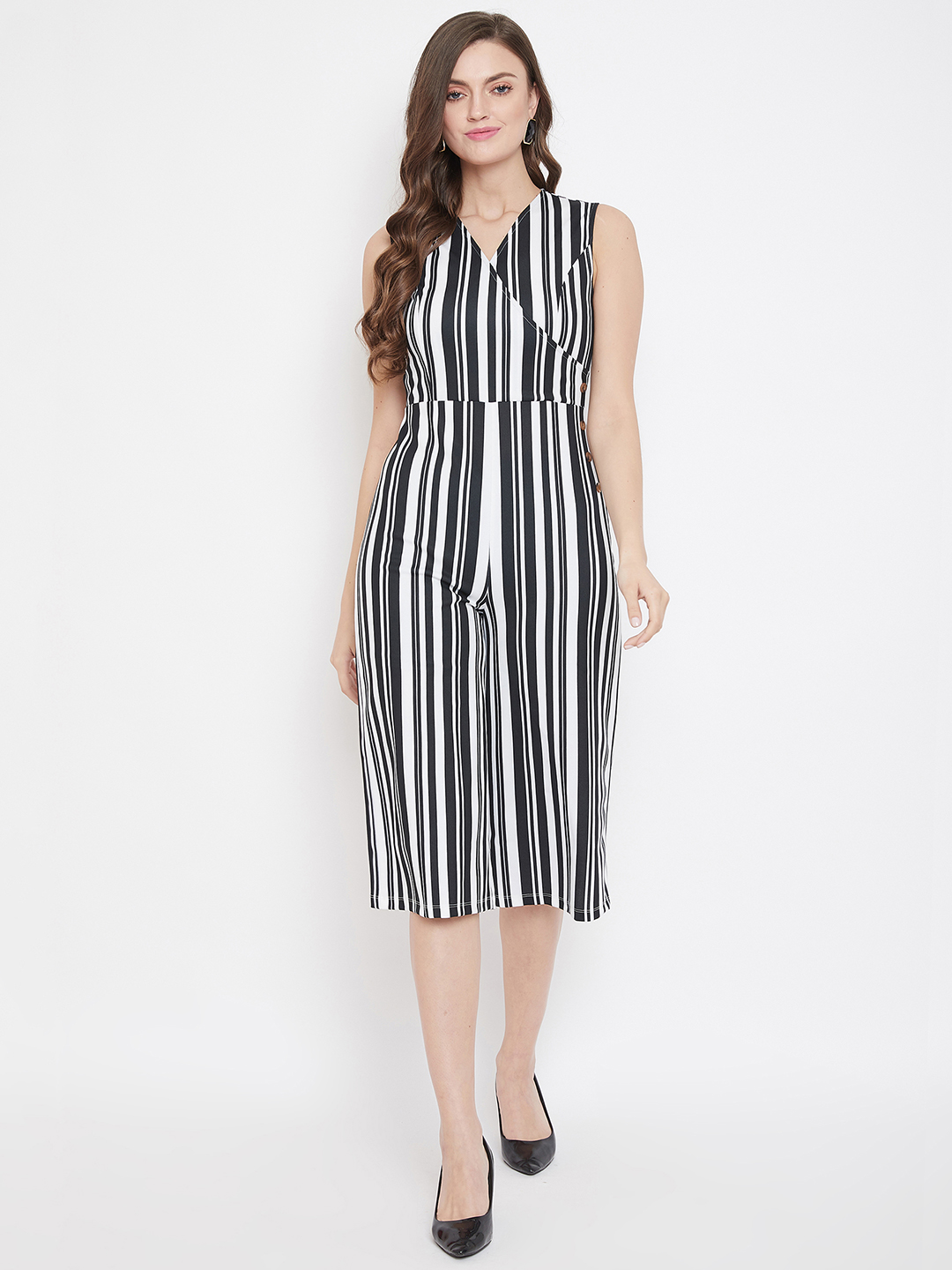 Madame Women Black Jumpsuit