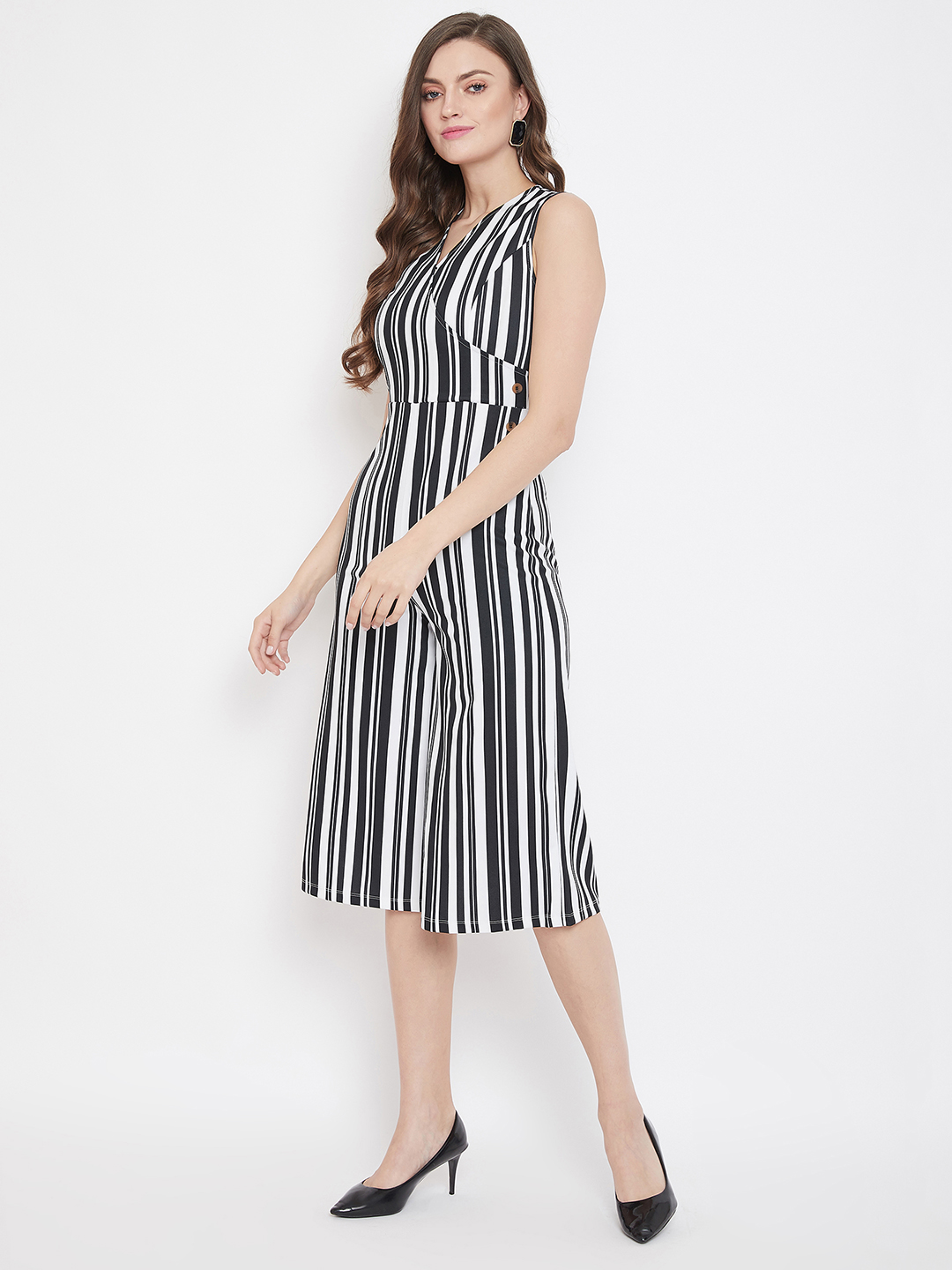Madame Women Black Jumpsuit