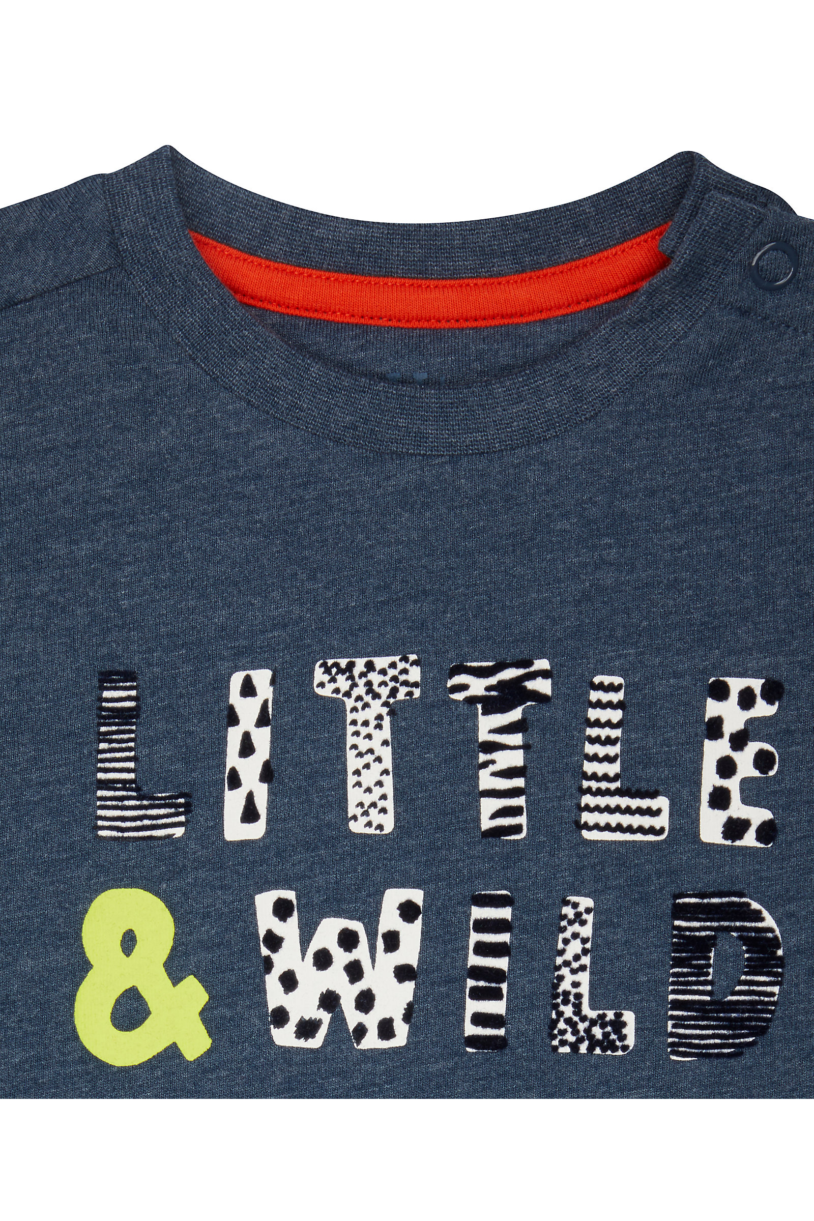 Mothercare Boys Textured Blue T-Shirt