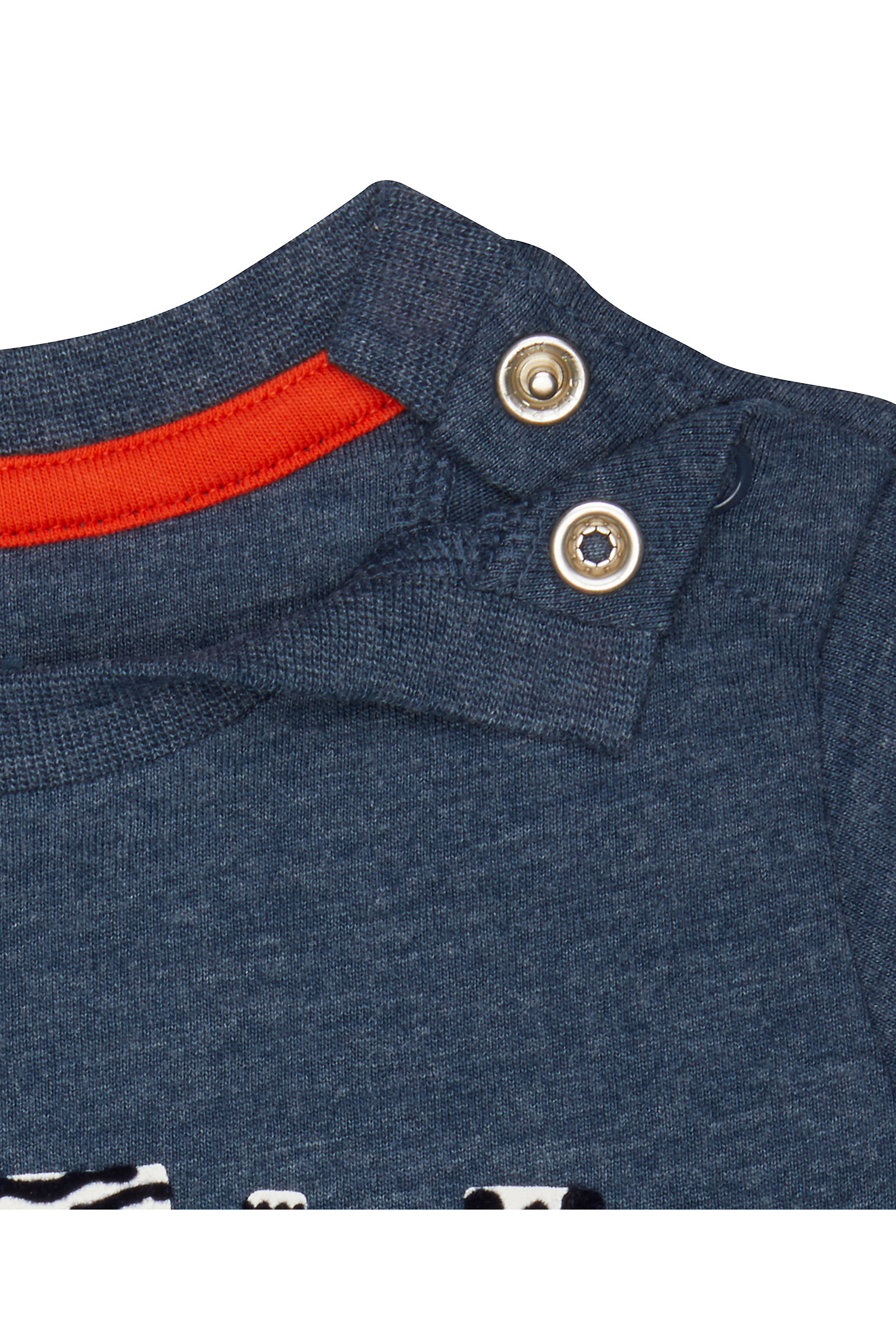 Mothercare Boys Textured Blue T-Shirt