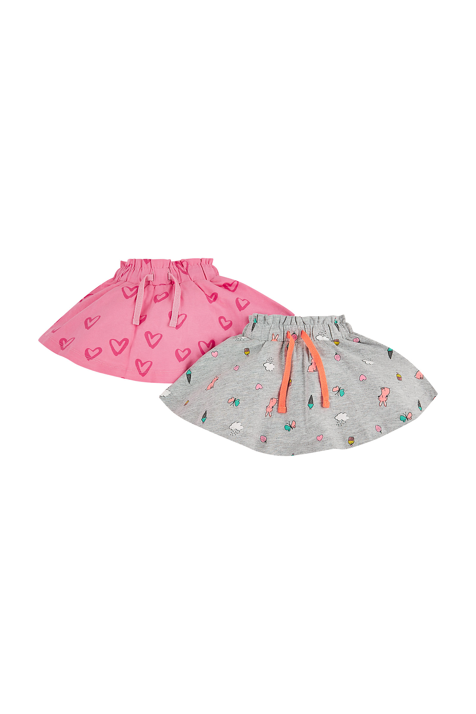 Mothercare Girls Printed Multicolor Skirt
