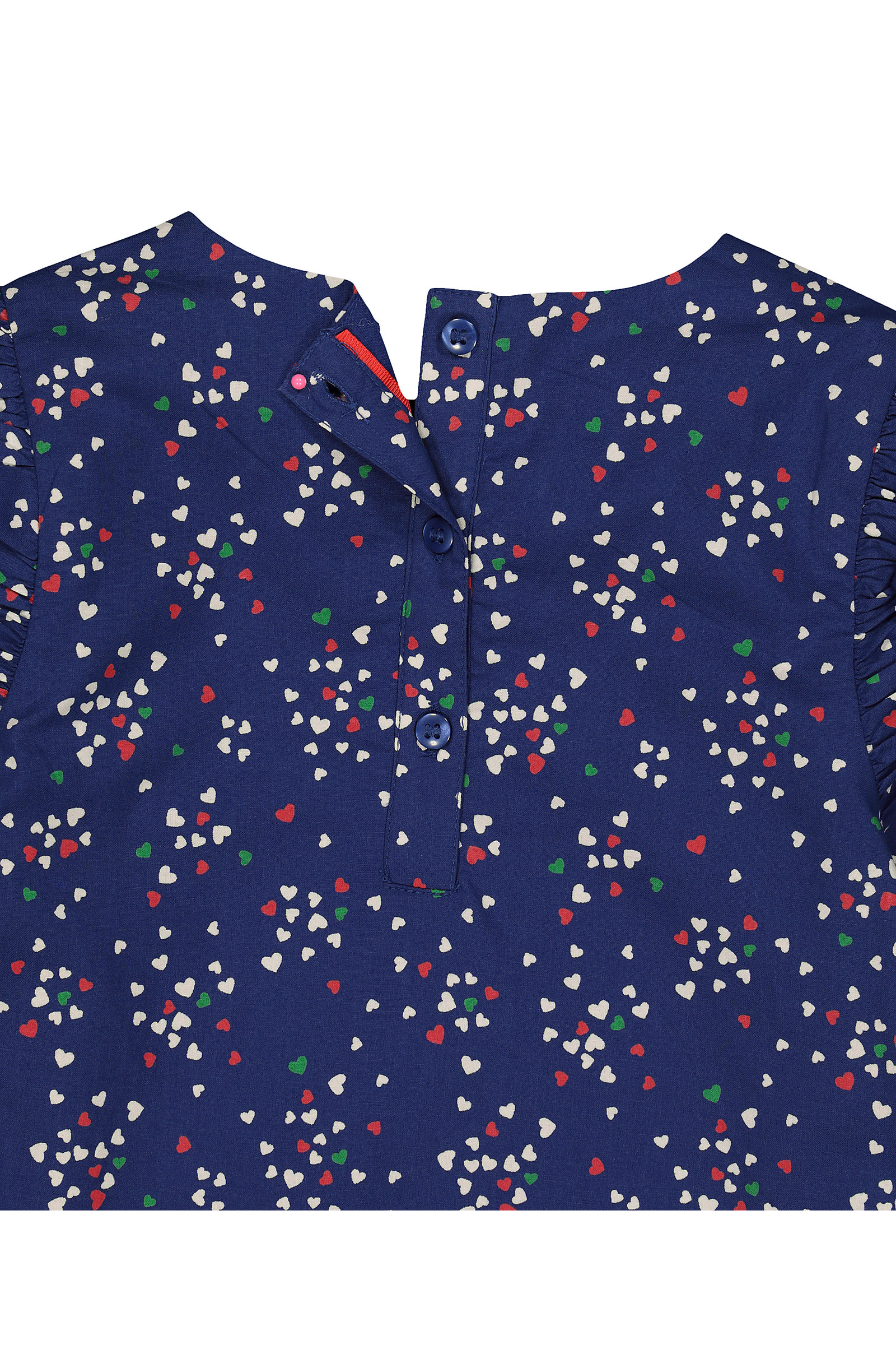 Mothercare Girls Printed Navy Dresses