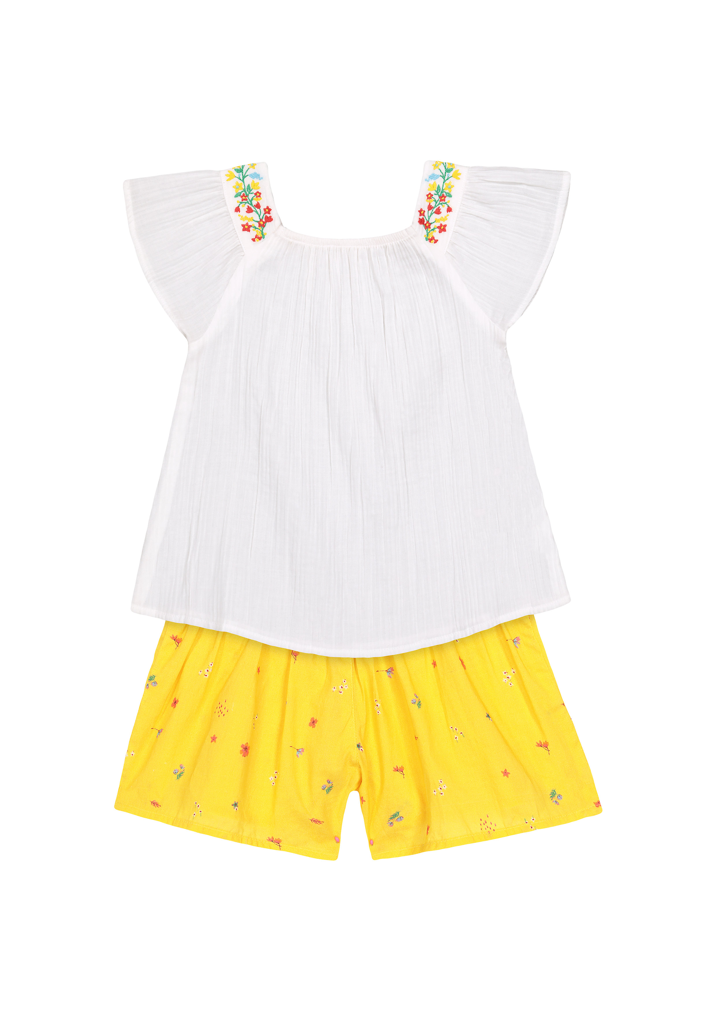 Mothercare Girls Casual Wear Multicolor 2 Piece Set