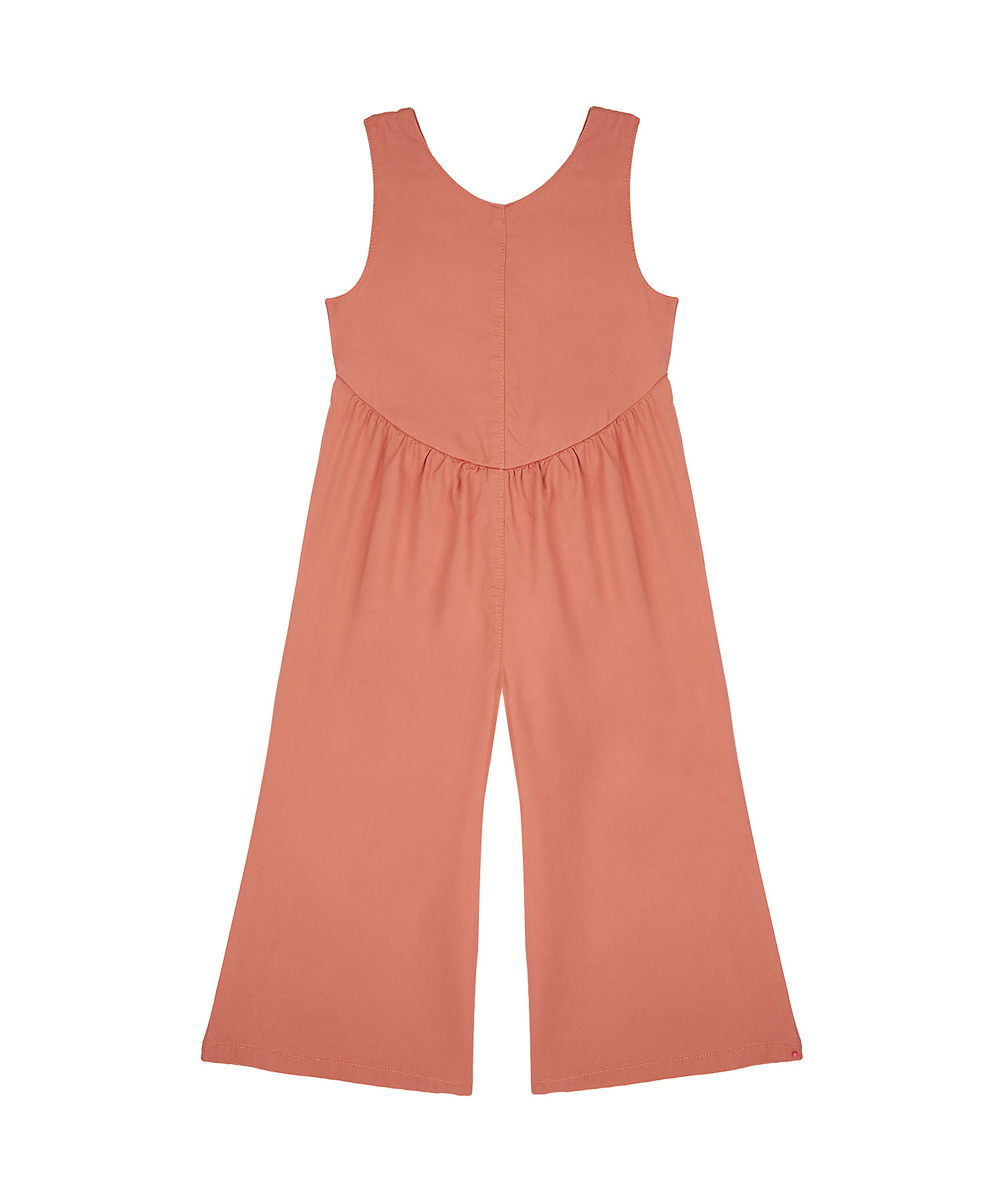 Mothercare Girls Solid Pink Jump Suit