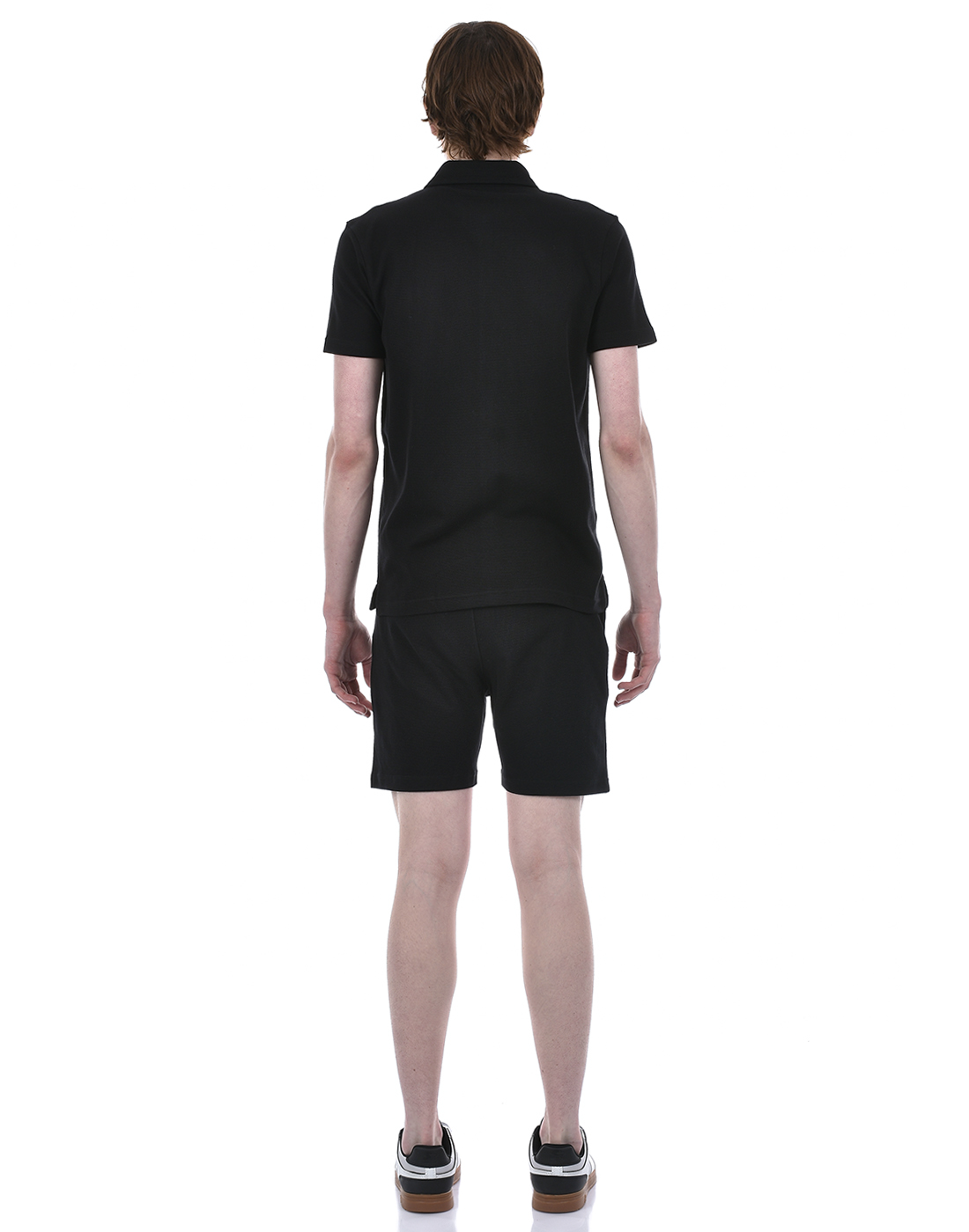 Oneway Men Solid Black Co-Ord Set