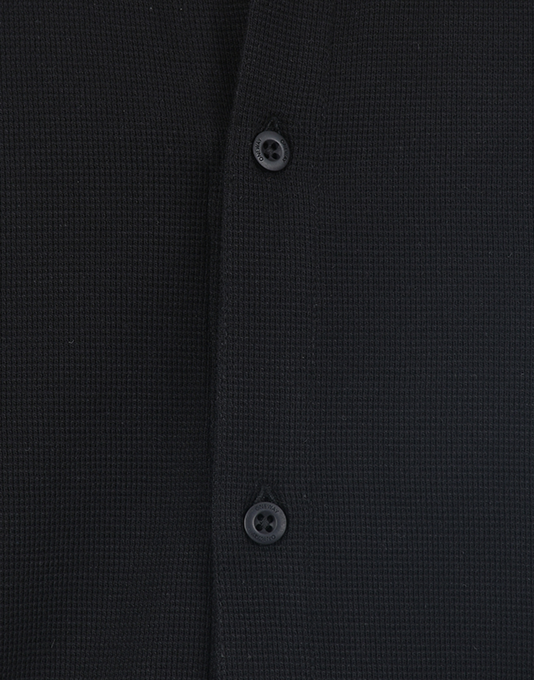 Oneway Men Solid Black Co-Ord Set