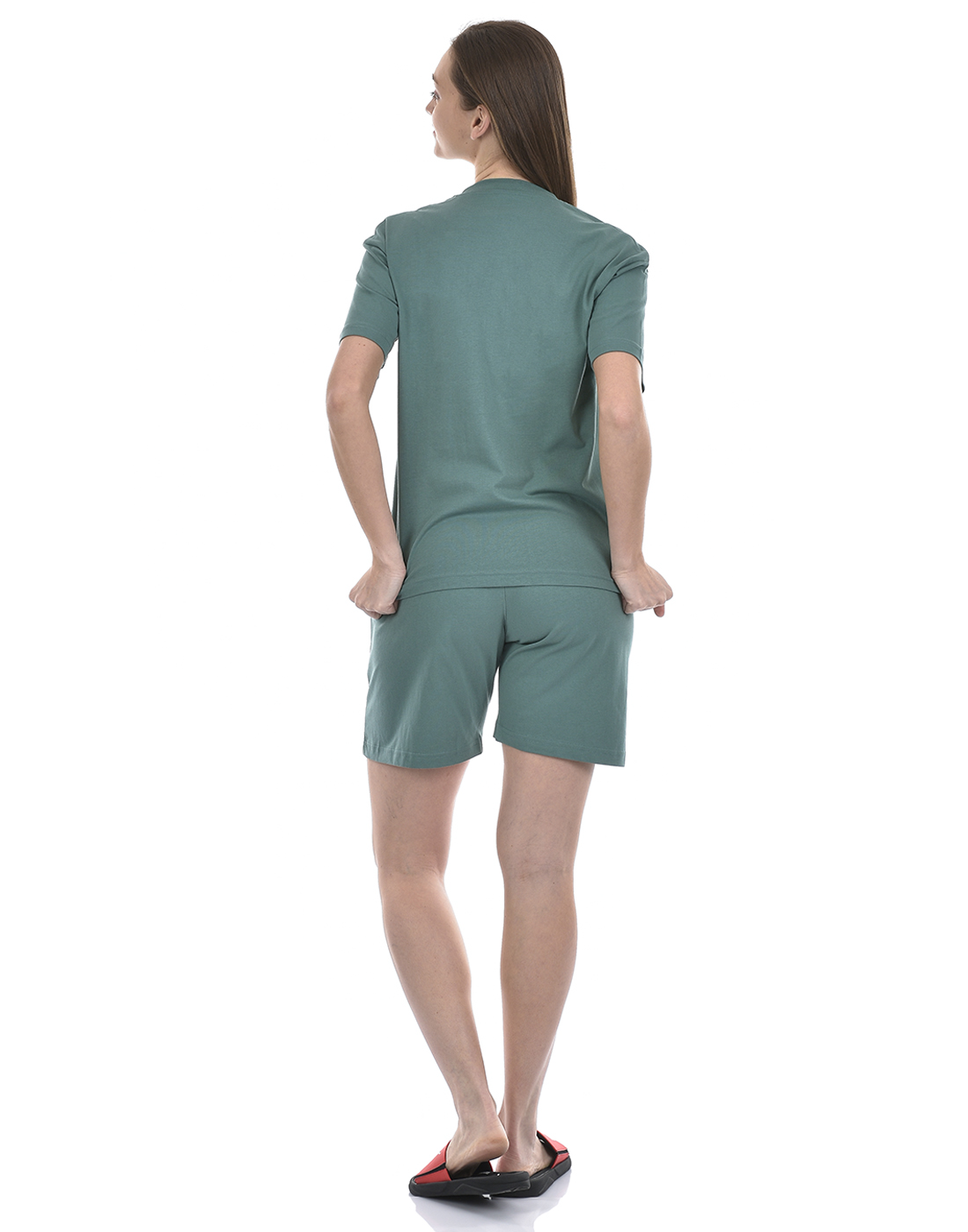 Oneway Women Solid Green Night Suit