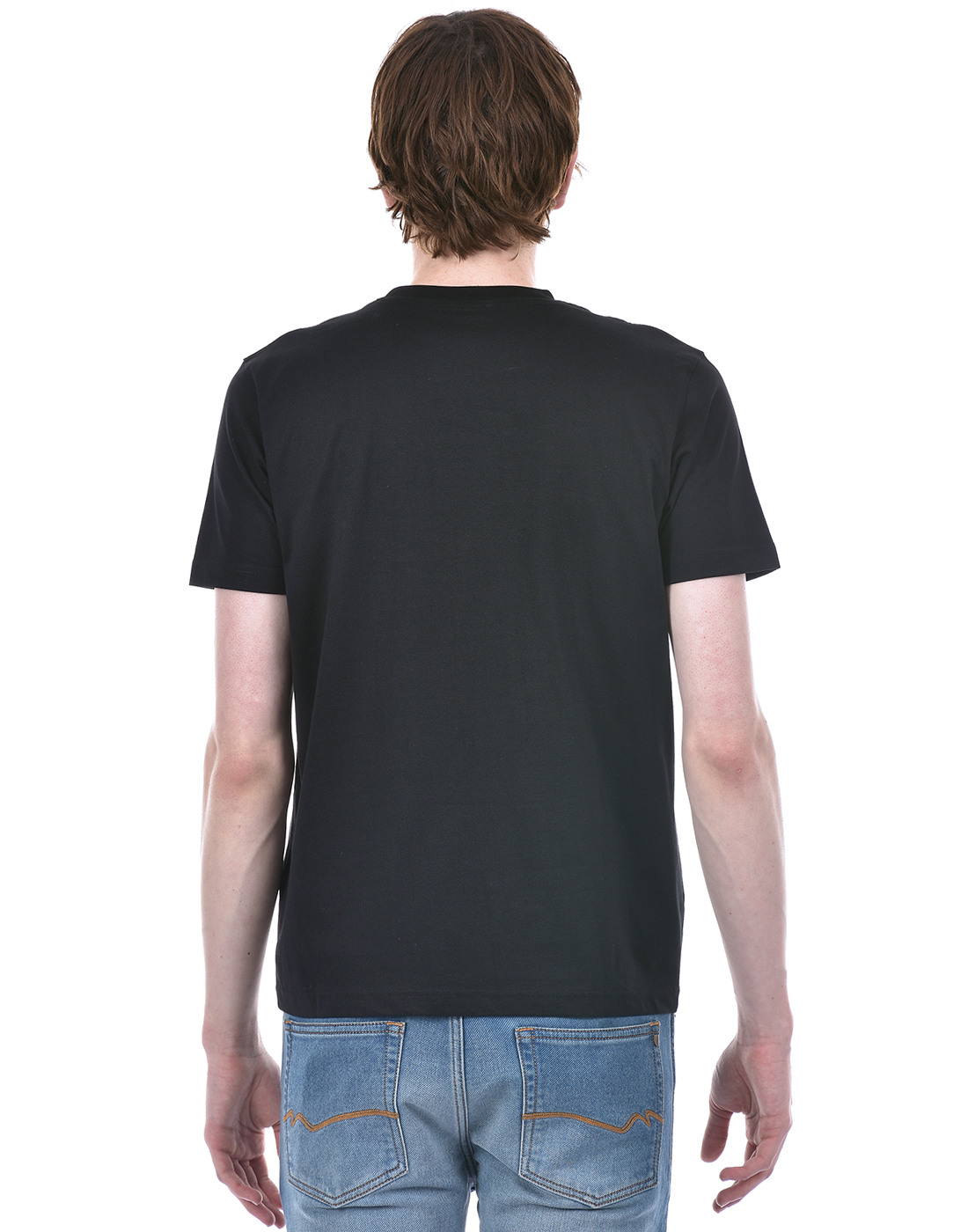 Oneway Men's Short Sleeve Regular Fit Black Round Neck T-Shirt