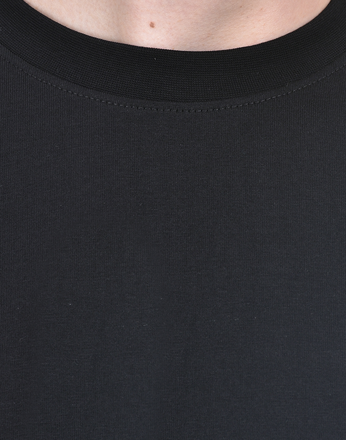 Oneway Men's Short Sleeve Regular Fit Black Round Neck T-Shirt