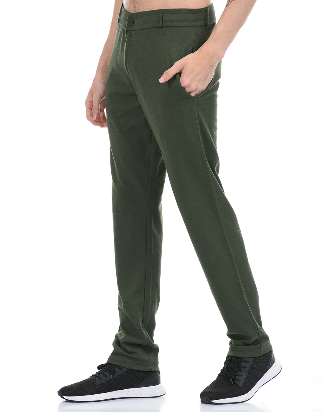 Buy Men's Green Trousers Online at Bewakoof