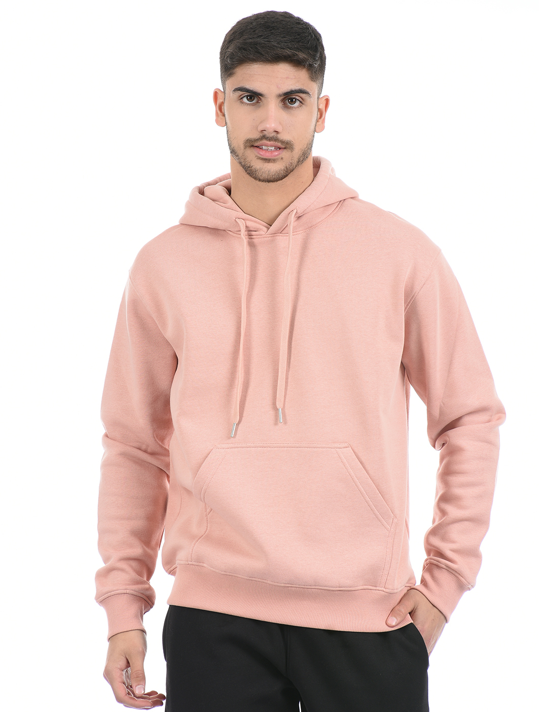 ONEWAY Men Solid Pink Sweatshirt