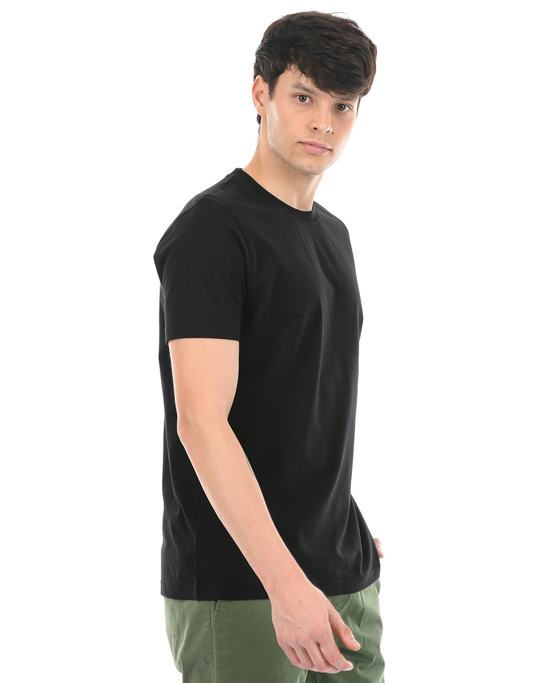 ONEWAY Round Neck Half Sleeves Solid T-Shirt for Men|100% Cotton|Regular Fit|Men's Stretchable T-Shirt|Casual Westernwear