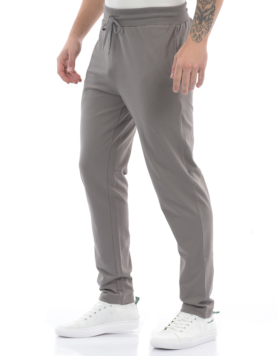 Oneway Men Solid Grey Track Pants