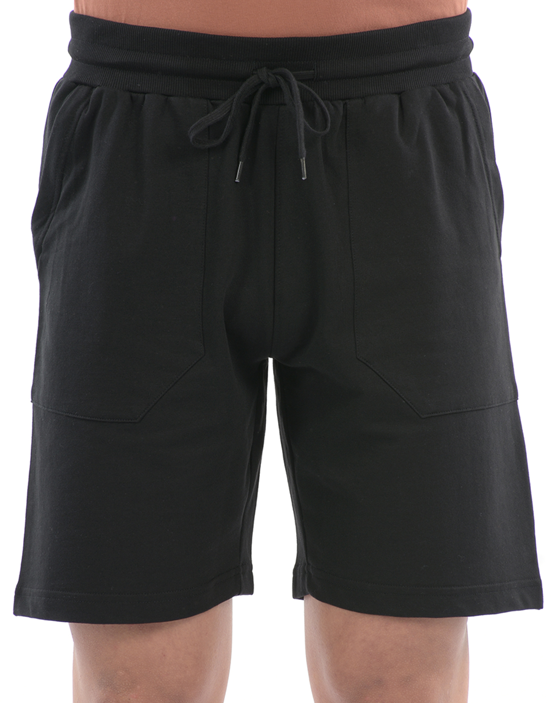 Oneway Men Solid Black Shorts