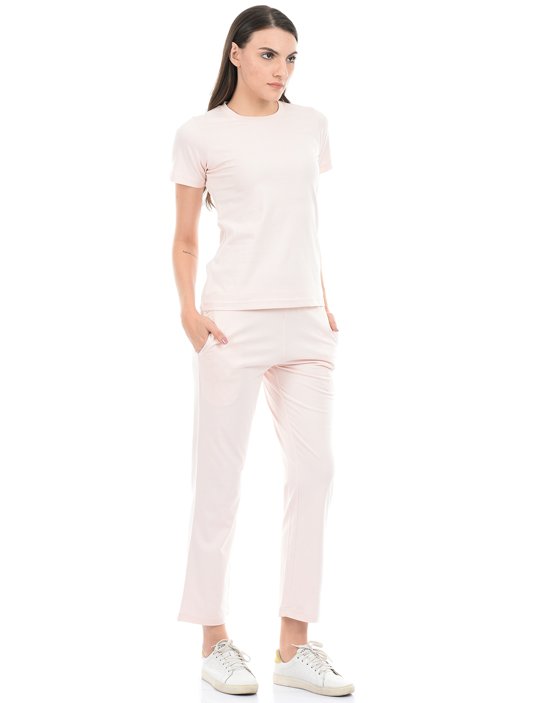 ONEWAY Round Neck Half Sleeves Solid Night Suit for Women|100% Cotton|Comfort Fit|Women's Comfortable PJ'S|Night Wear