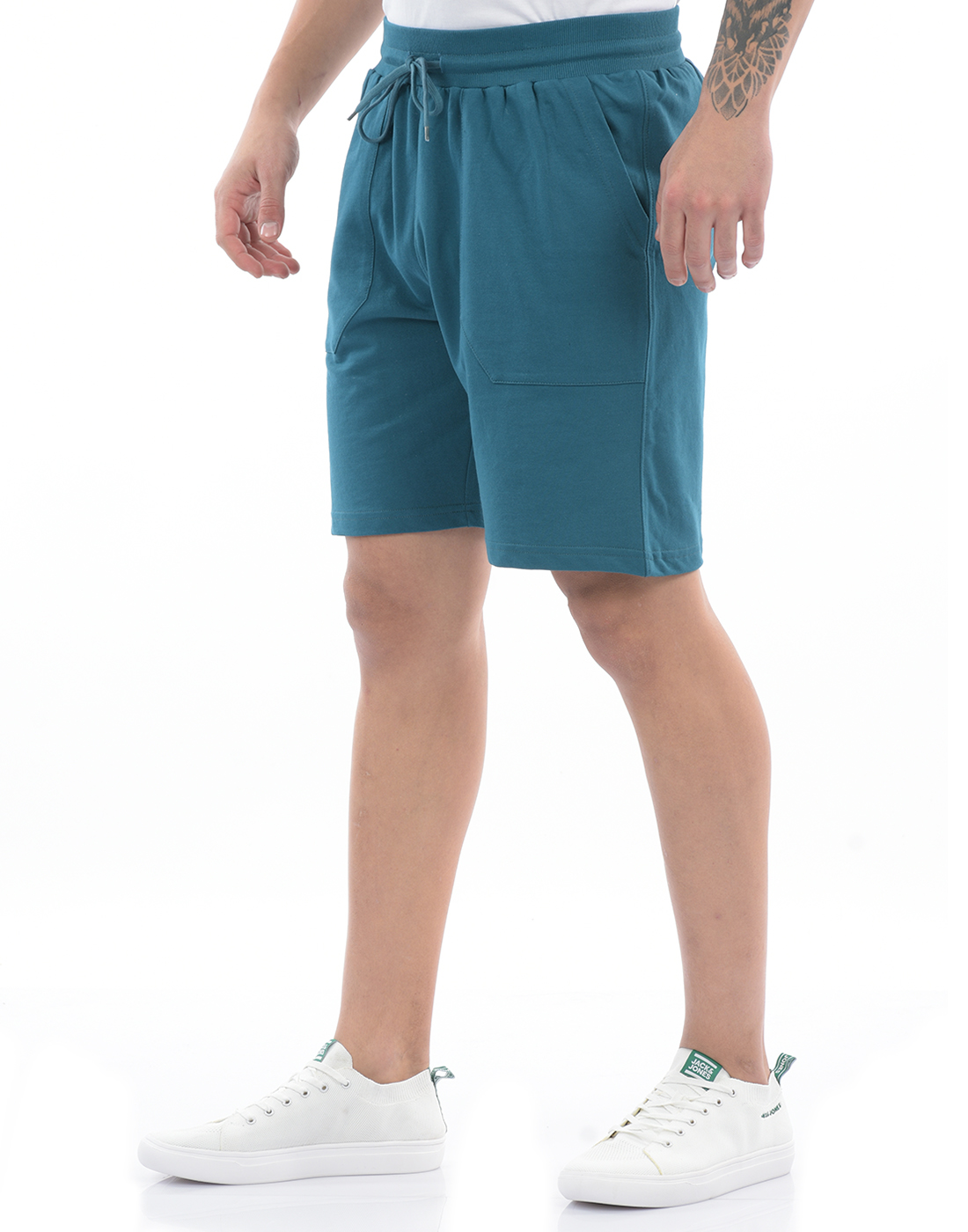 Oneway Men Solid Blue Shorts