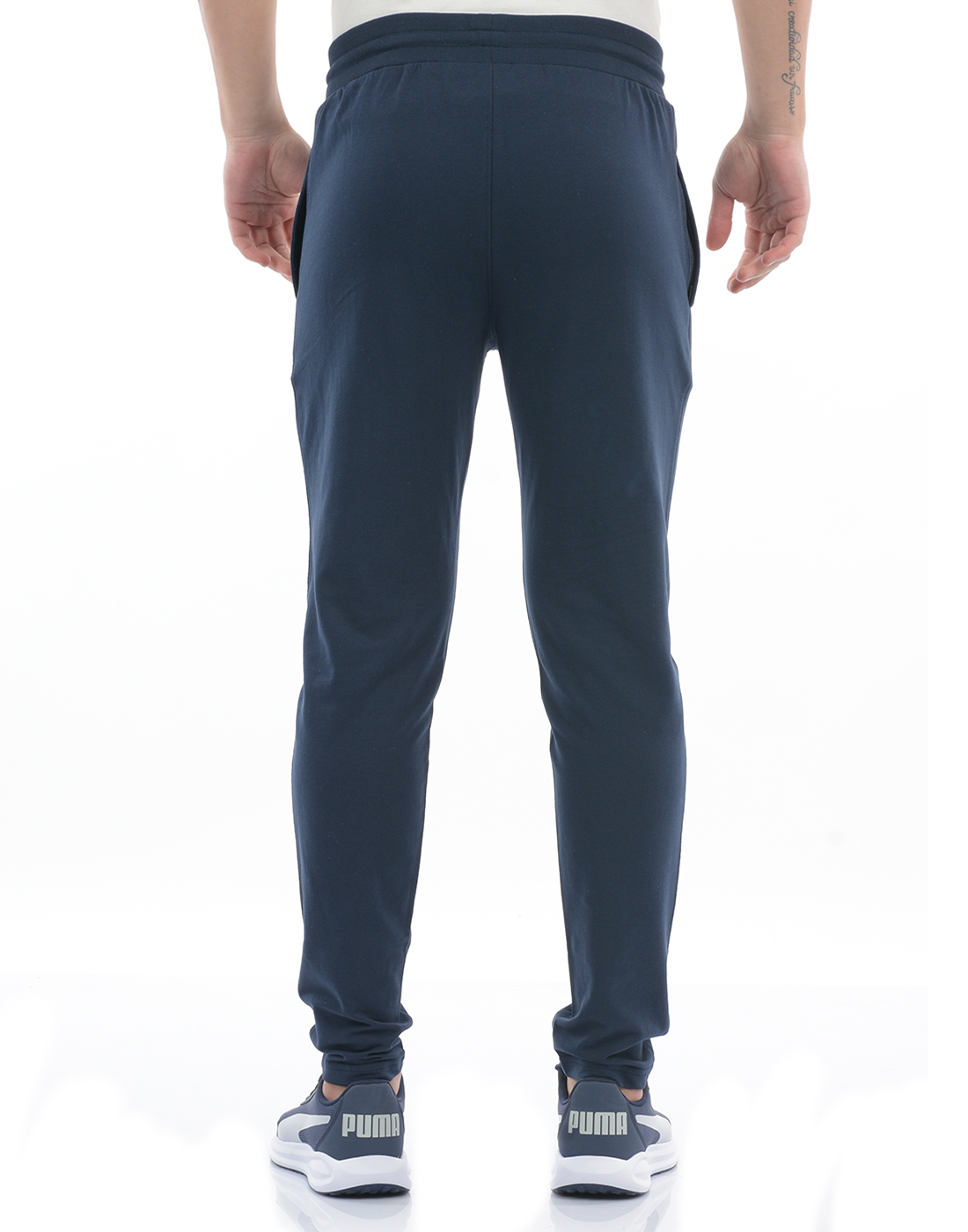 Oneway Men Color Block Navy Track Pants