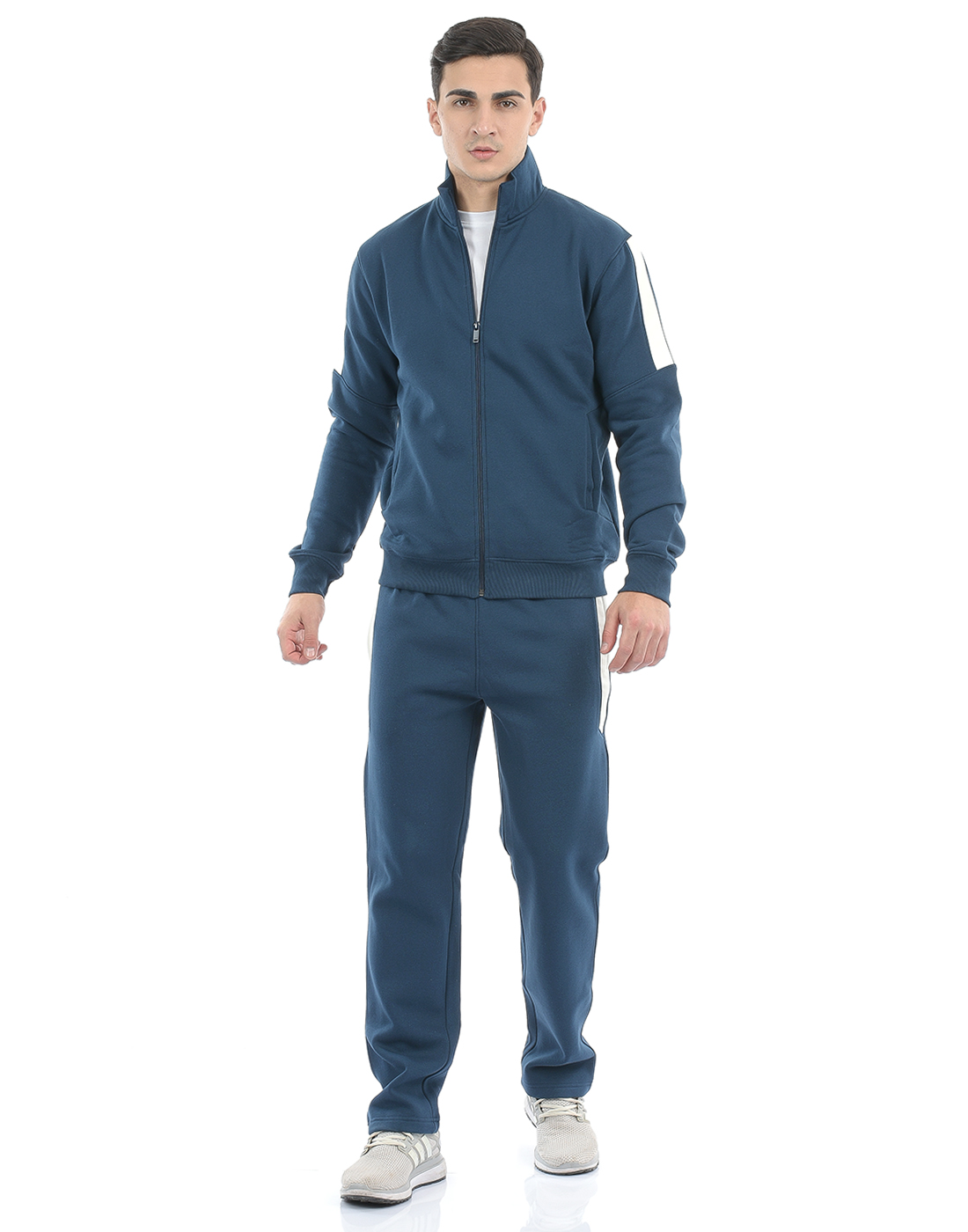 Oneway Men Color Block Navy Track Suit