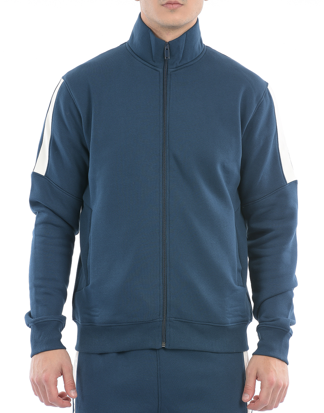 Oneway Men Color Block Navy Track Suit