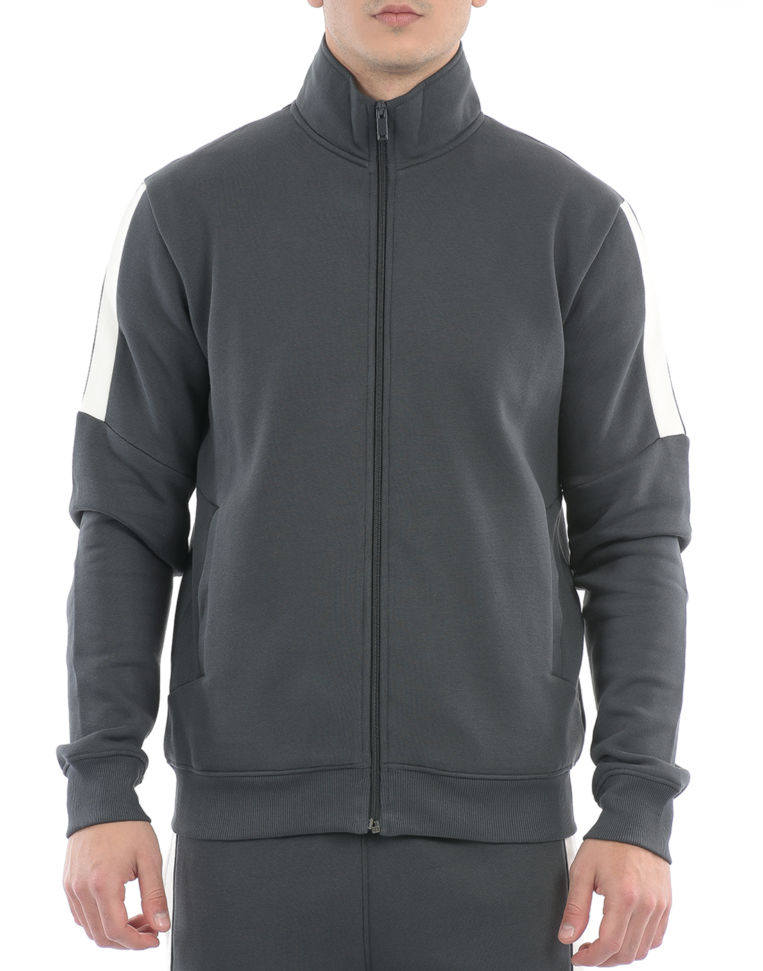 Oneway Men Color Block Black Track Suit