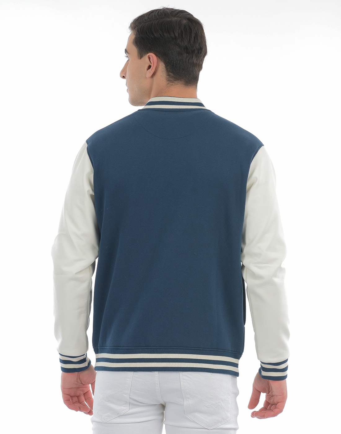 Oneway Men Color Block Blue Jacket
