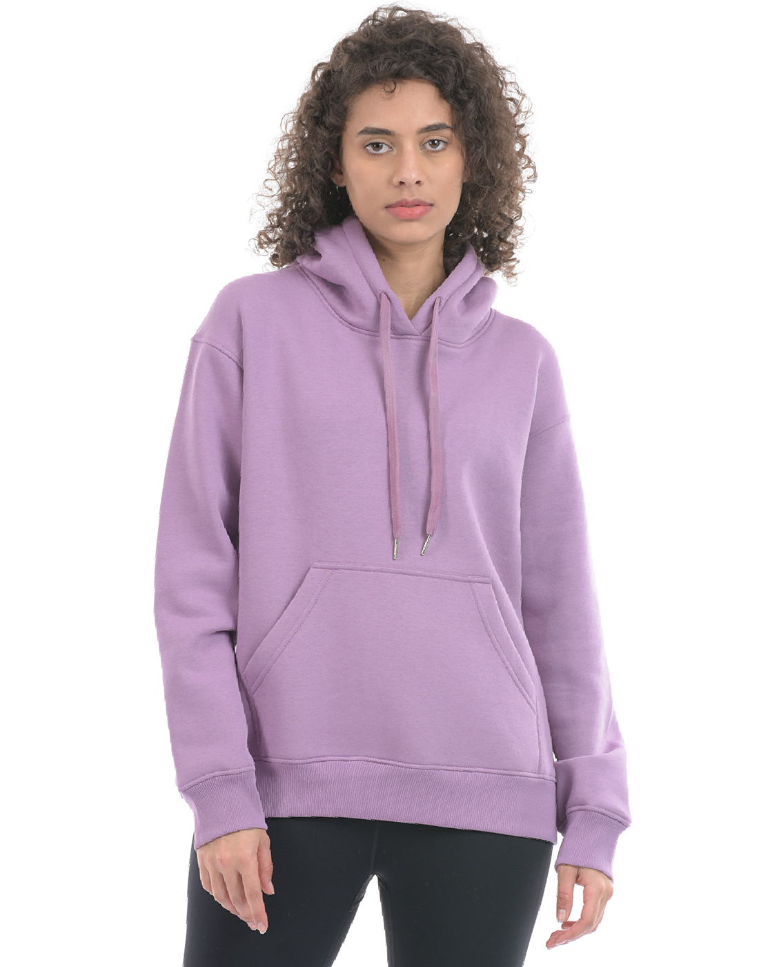 Oneway Women Solid Purple Sweat Shirt