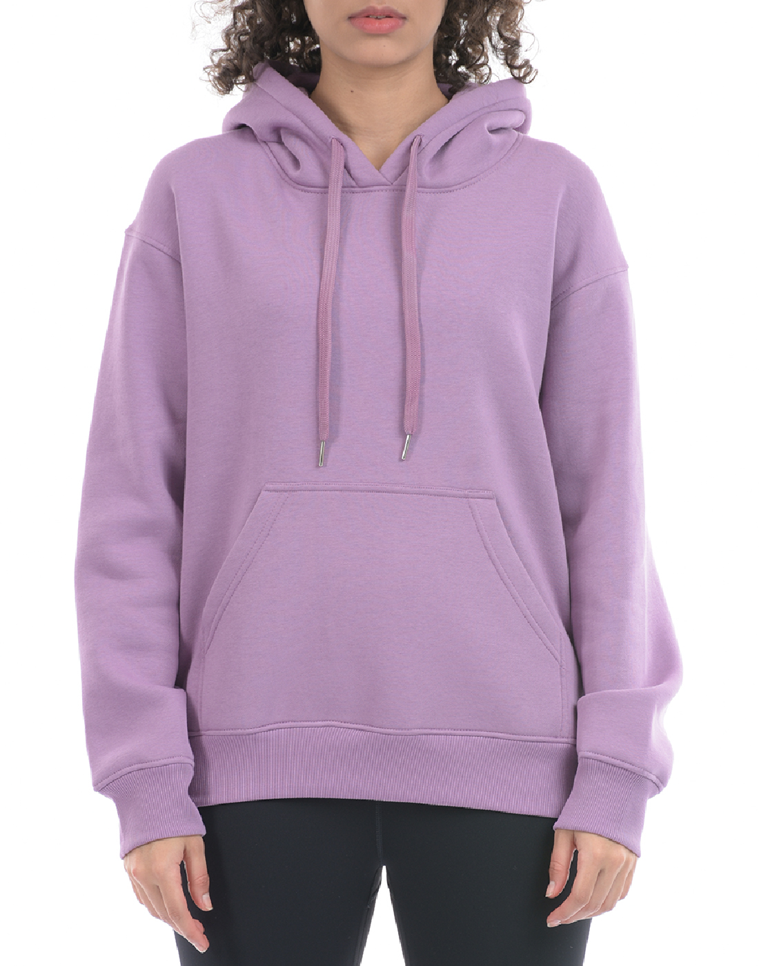 Oneway Women Solid Purple Sweat Shirt