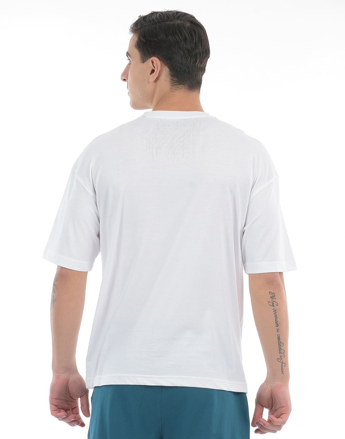 Oneway Unisex Solid White T-Shirt