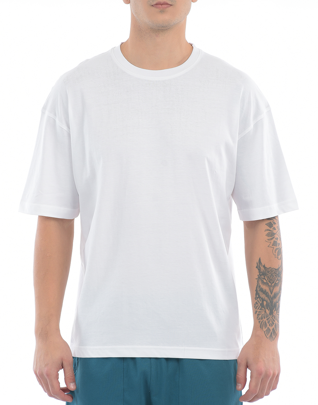 Oneway Unisex Solid White T-Shirt