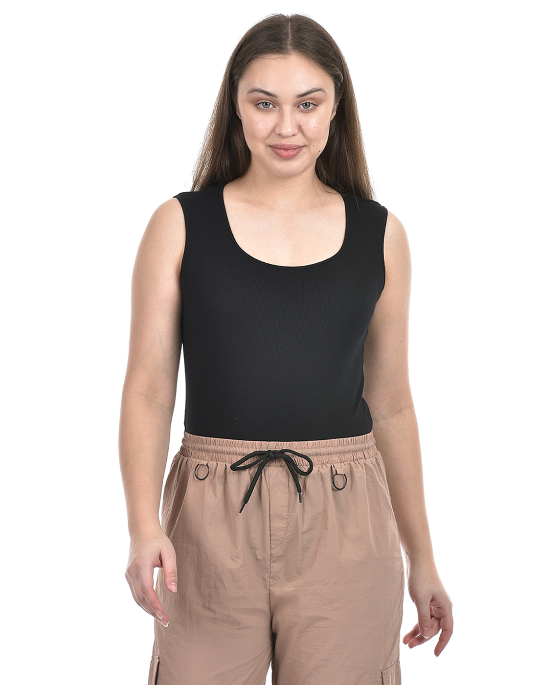 Oneway Women Solid Black Bodysuit