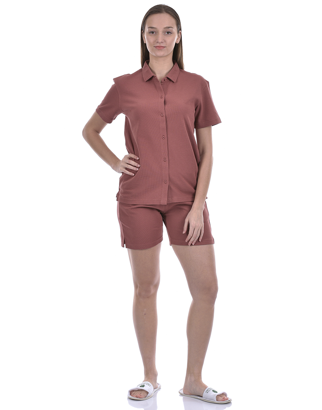 Oneway Women Solid Pink Co-Ord Set