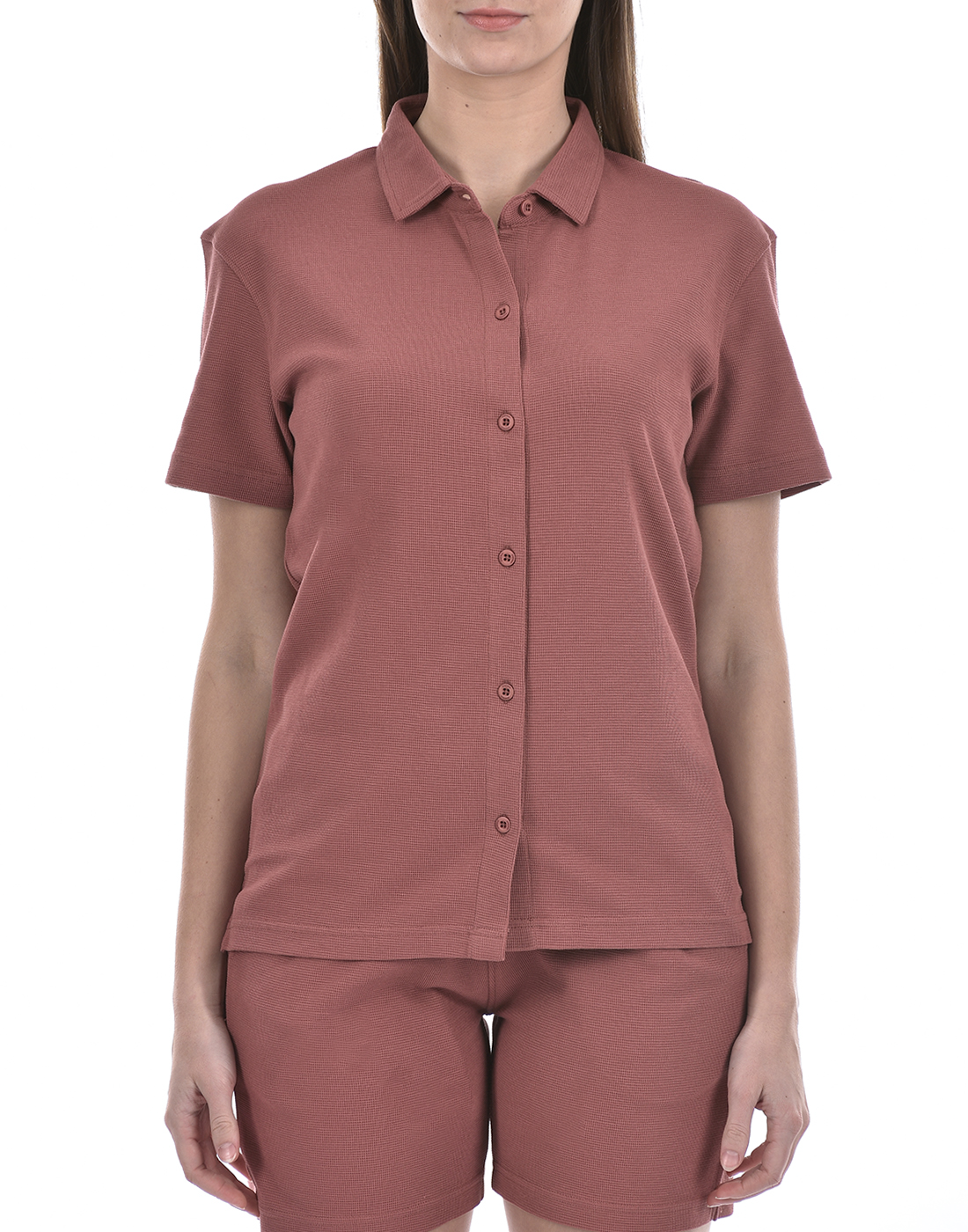 Oneway Women Solid Pink Co-Ord Set