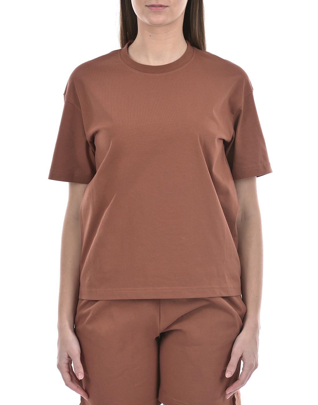 Oneway Women Solid Brown Night Suit